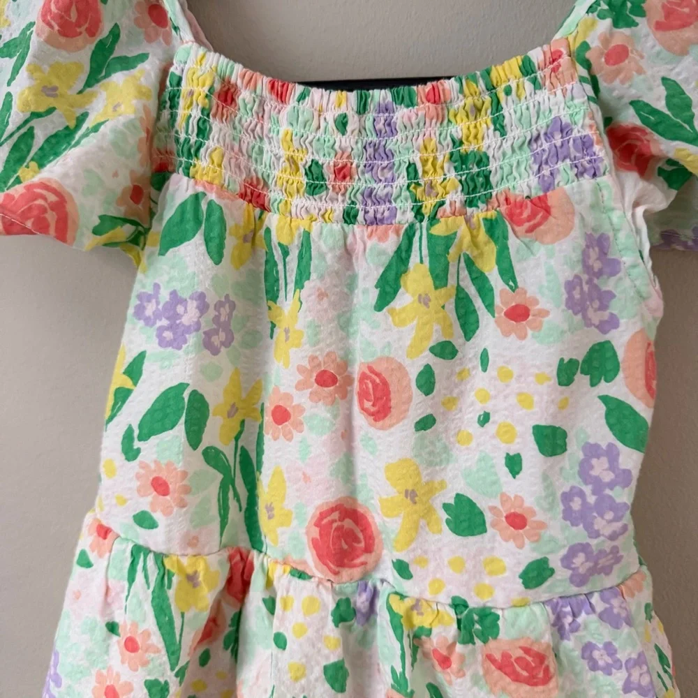Cat & Jack Floral Kids Dress XS (4/5)
